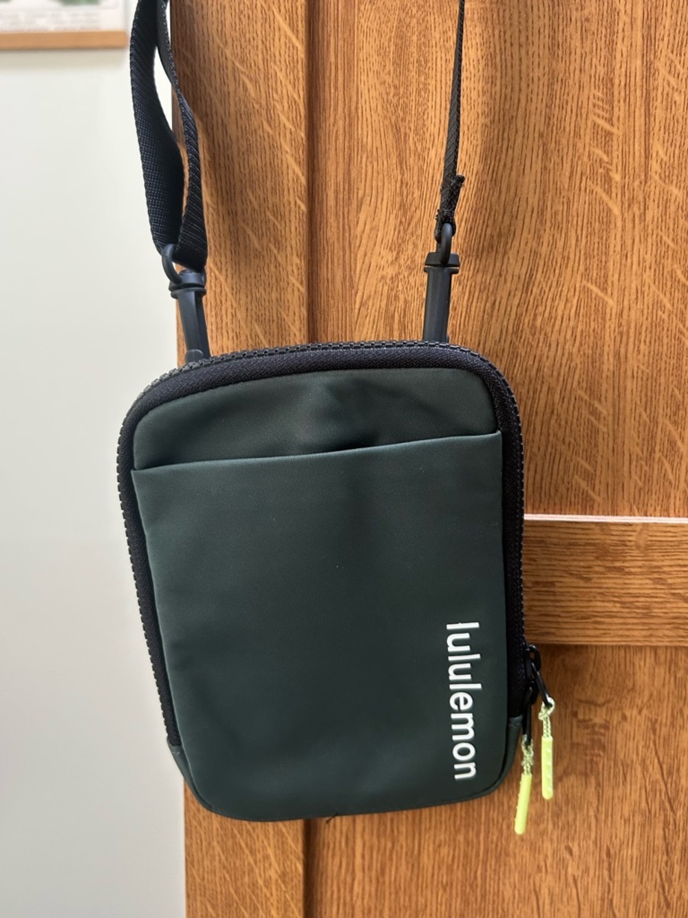 lululemon Dark Green Crossbody Phone Pouch